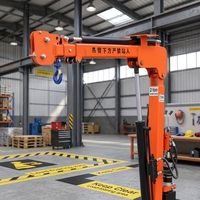 Grue électrique mobile Retriek Industries 1 tonne, capacité de charge 2 tonnes, hauteur de levage maximale 6 m, tension 240 V, palan de construction
