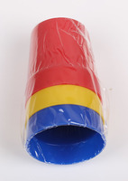 Cadeau promotionnel, jeu de trois tasses et boules en plastique de petite taille, tour de magie, illusion de tasse et de boule, jouet de magie pour enfants