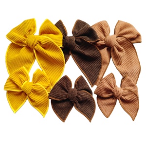 Bandeau arc en tissu côtelé de style européen 5cm pince crocodile ou style arc <span class=keywords><strong>fable</strong></span> en nylon - Product Image 3