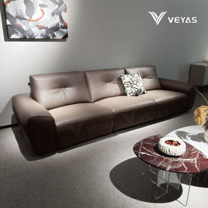 Canapé électrique moderne à trois places intégré, fabriqué en Chine à Foshan, avec télécommande, haut de gamme, de grande valeur, en cuir pleine fleur, meubles pour salon familial - Product Image 3