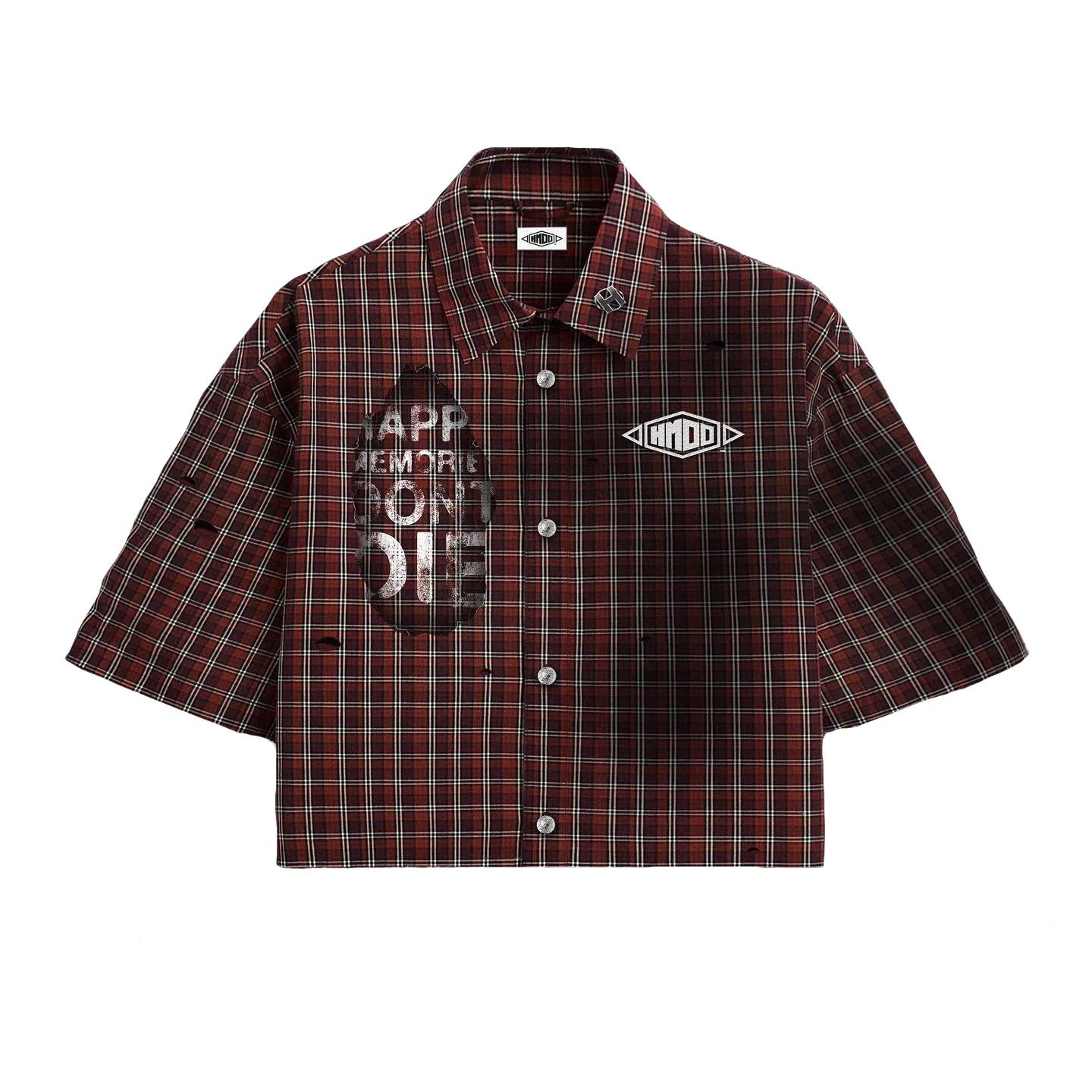 На заказ стильная графическая Повседневная винтажная рубашка оверсайз с коротким рукавом квадратная рубашка в клетку на пуговицах