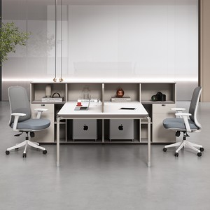 Personel ofis masası için Modern tasarım manuel ekran bölümü beyaz tahta ofis bölmesi ile modüler ofis iş istasyonları finans - Product Image 3