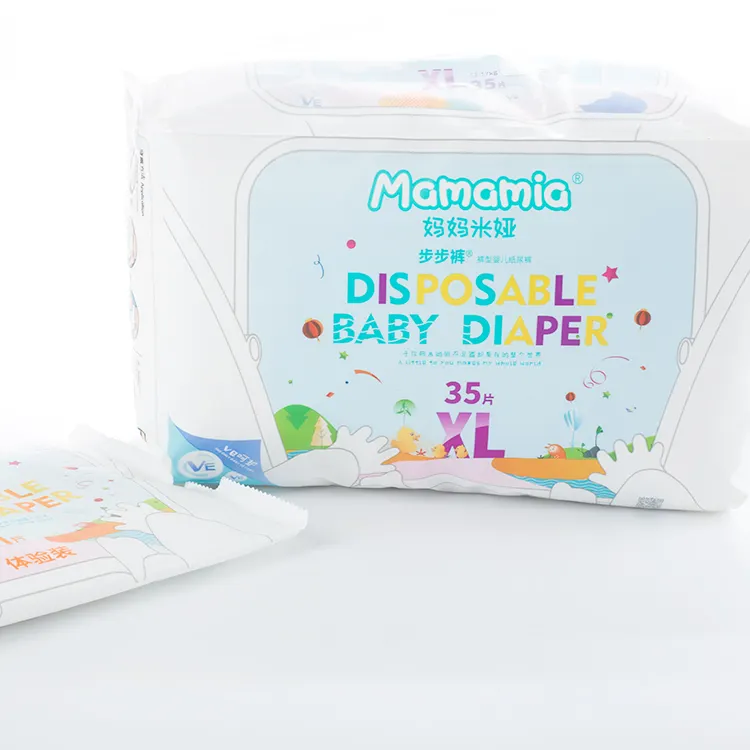 Mamamia Stock Oem Odm Baby Windeln Hosen Eine Klasse Diapers Pants Baby Disposable Baby Diapers Pants