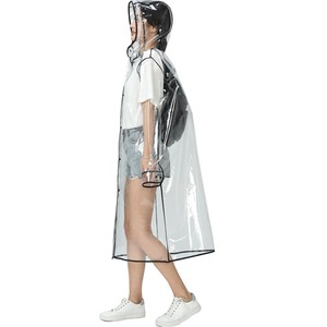 L-3479 Impermeabile Minimalista alla Moda Completamente Trasparente, Oversize e Extra Largo, Inodore, per Escursionismo, Viaggi e Studio - Product Image 5