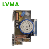 LVMA LMSJ-01 220V Timer Multifungsi AC/DC Tertutup 1-24 Waktu Tunda Relay Sakelar Miniatur Penggunaan Industri & Hunian Din Rail