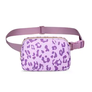 Không thấm nước ở khắp mọi nơi Pouch Eo Túi cho phụ nữ, tùy chỉnh sang trọng Crossbody Fanny gói, có thể điều chỉnh tập luyện chạy vành đai Ngực Túi