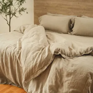 GOTS Promotionnel Divers Durables Utilisant des Draps d'Hiver Bleu Hiver Luxe 100% Linge de Lit Ensemble Taie d'Oreiller - Product Image 6