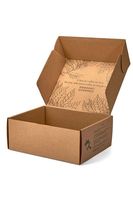 Boîte en carton ondulé kraft personnalisée avec fenêtre en PVC ouverte boîte d'emballage de gâteau de boulangerie avec poignée