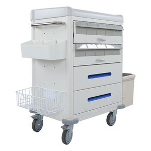 Troli <span class=keywords><strong>Defibrillator</strong></span> Medis Darurat Rumah Sakit HOCHEY, Troli Kecelakaan, Troli Obat untuk Penggunaan Rumah Sakit, Troli Utilitas - Product Image 1