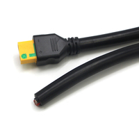 Câble Pigtail Amass XT90S Femelle Moulé par Injection, Faisceau de Câbles en Silicone 2 Broches pour Chargement de Batterie Lipo RC