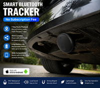 Localizador GPS Wi-Fi sin Cuota de Suscripción, Dispositivo Inteligente Antipérdida con 7 Días de Historial de Ubicación, para Mascotas, Autos, Equipaje, Llaves