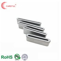 Factory Custom Moulded Flat U Ferrite Sleeve Core EMI Suppression Ferrite Core for Wire Harness