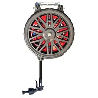 Enrouleur de tuyau d'air 10M JL-2G-K8 rétractable automatique à double tambour, en PU tressé haute pression 6,5*10mm, garantie 1 an