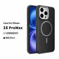 Étui de téléphone magnétique en cuir PU pour iPhone 14 15 16 16 Plus 16 Pro 16 Pro Max 17 Pro Max