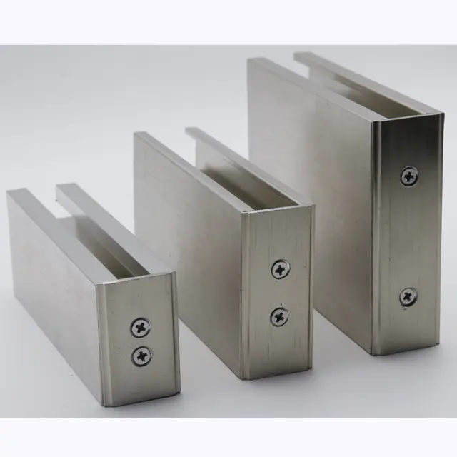 Barra superior ou pé inferior do perfil de alumínio para banheiro público