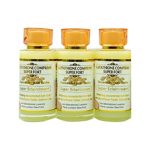 Yeni özel etiket 120ml Gluta Comprime Whiteining süper Eclaircissant Fort Kojic asit Anti yaşlanma vitaminleri <span class=keywords><strong>E</strong></span> yüz Serum cilt bakımı - Product Image 5