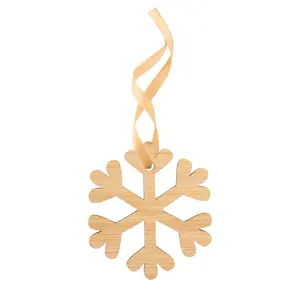 Tarjeta navideña de bambú, merchandising sostenible - Product Image 4