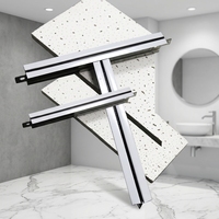 Accessoires de plafond en grille T, design moderne, acier galvanisé pour faux plafond acoustique, barre T suspendue, ignifuge, antirouille, haute résistance