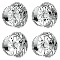 Jantes forgées 24x12 24x14 26x16 8x170 8x180 8x6.5 8x165.1 avec enjoliveurs flottants et déport profond, personnalisées pour Ford F250 F350 et Dodge Ram 2500