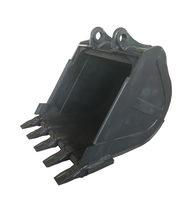 En stock : Godet de mini-excavatrice robuste pour chargeuse-pelleteuse JCB 3CX 4CX de 1,2 à 20 tonnes, largeur 400 mm 300 mm, Q345B+NM400, 1,3 m