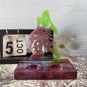 Moules en silicone faits à la main Kingnoo pour ornements décoratifs DIY, style Ins, moule à bougeoir en silicone en stock X0367 - Product Image 1