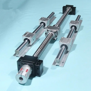 מסילת הדרכה לינארית 1 מטר 2 מטר 3 מטר, מסילת הדרכה לינארית ובלוק הזזה עם מיסב SBR12 עם סט בורג כדורי SBR16 SBR14 SBR20 - Product Image 3