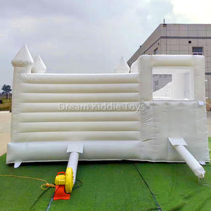 Château <span class=keywords><strong>gonflable</strong></span> blanc pour location <span class=keywords><strong>de</strong></span> fête <span class=keywords><strong>de</strong></span> mariage avec toboggan rotatif et piscine à balles, maison <span class=keywords><strong>de</strong></span> rebond <span class=keywords><strong>gonflable</strong></span> - Product Image 6