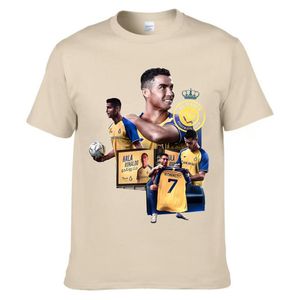 T-shirt Estiva Unisex in Cotone 100% Traspirante con Stampa C Luo, Stile Casual Europeo Americano, Taglio Dritto - Product Image 2