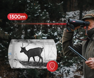 Binoculares Térmicos Guide TN650 LS con Telémetro Láser, Video HD Impermeable, Equipo Profesional de Caza - Product Image 2