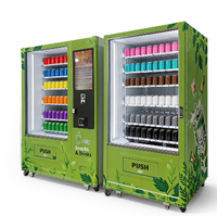 Distributeur automatique de snacks et de sodas commercial avec système de refroidissement par compresseur, paiement multi-mode et verre anti-buée pour la vente au détail 24h/24 et 7j/7