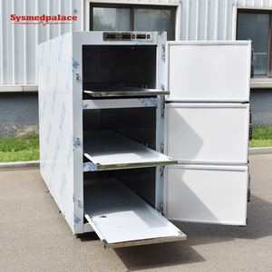 Sysmedical 3 phòng morgue buồng morgue tủ lạnh thiết bị <span class=keywords><strong>cadaver</strong></span> tủ lạnh để bán - Product Image 5