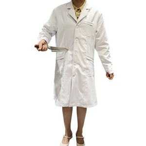 เสื้อกาวน์สีขาวสำหรับโรงพยาบาล ขายส่งจากโรงงานโดยตรง ปรับแต่งได้ พร้อมคุณสมบัติป้องกันการบาด  เสื้อผ้าป้องกันภัยสำหรับทำงาน  แบบมีลวดลาย - Product Image 5