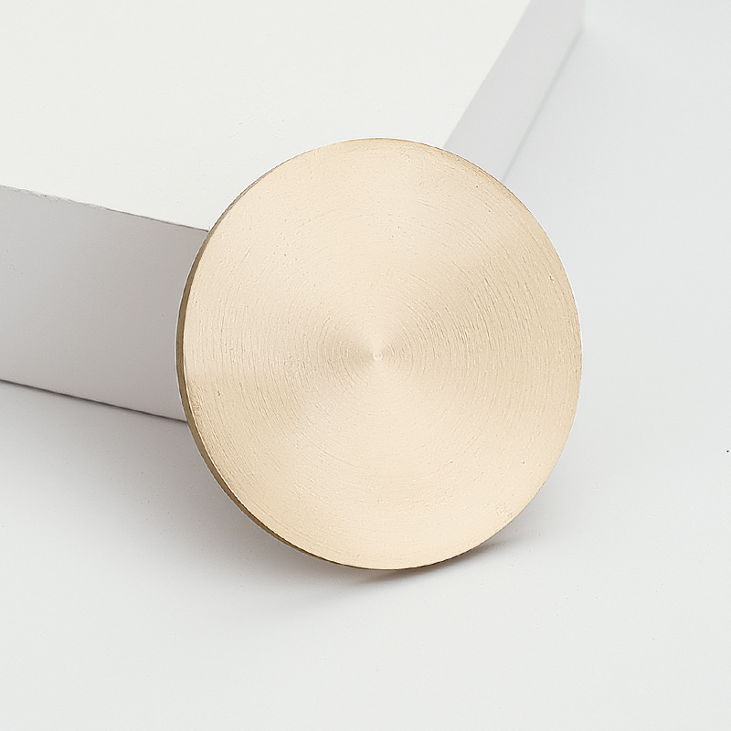 Placa de cobre en blanco de 52 mm con sello (una pieza)