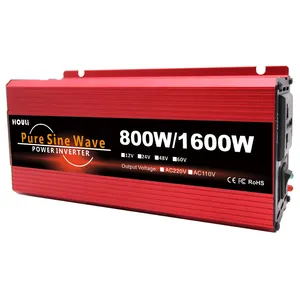 อินเวอร์เตอร์และตัวแปลงความถี่อินเวอร์เตอร์12V ถึง220V 1600W อินเวอร์เตอร์รถยนต์ขนาดเล็กสำหรับรถยนต์