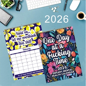 Tùy chỉnh qua biên giới 2026 18 tiếng anh tường lịch, thương mại nước ngoài lịch phiên bản đặc biệt in ấn hàng tháng lịch - Product Image 1