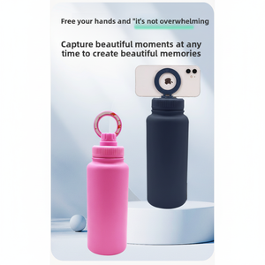 Solución de hidratación todo en uno Logotipo personalizado 18oz 32oz Vasos de acero inoxidable Aislamiento Doble pared Magsafe Soporte para teléfono incluido - Product Image 1