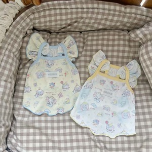 New summer <b>clothes</b> for dogs, cute elephant-themed tank top and flutter sleeve dress, perfect for pets like <b>cats</b>, Bichons, Teddy - Product Image 1
