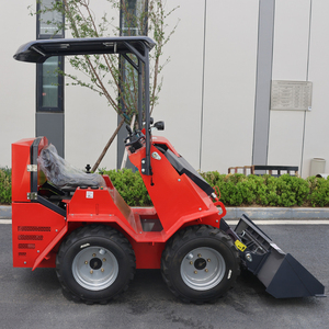 Chất lượng cao bán buôn nhỏ gọn bánh xe skidsteer DIESEL Kính thiên văn nhỏ nhỏ Skid chỉ đạo Bộ nạp với Pallet dĩa - Product Image 6