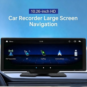 Caméra embarquée intelligente 4G portable avec enregistreur vidéo 4K, écran OLED 10 pouces, WiFi, SIM, Cloud DVR, GPS, application et surveillance à distance en direct pour le stationnement - Product Image 1
