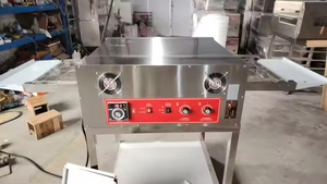 도매 가격 전기 12 인치 상업용 피자 오븐 조리대 컨베이어 벨트 피자 오븐 빠른 난방 400 도 피자 오븐 - Product Image 2