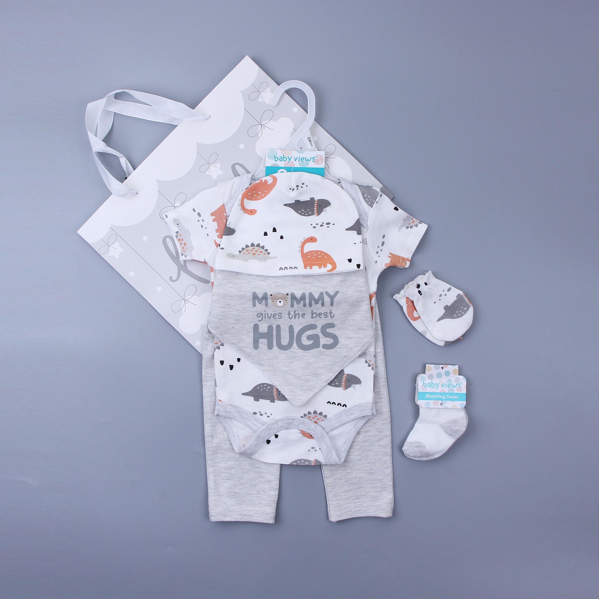 Vêtements pour bébé ours jaune dinosaure