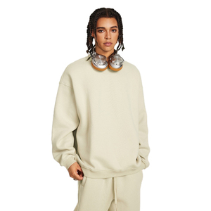 Maglione con girocollo Unisex da 300gsm felpe bianche in cotone poliestere <span class=keywords><strong>Plus</strong></span> <span class=keywords><strong>size</strong></span> - Product Image 1