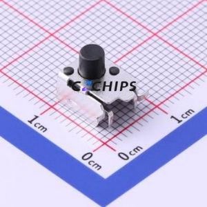 TS-1034-A7B3-D2 Tactile Switch SMD Switch Single Pole Single Throw Round Button 2.5N Horizontal Mount - Product Image 1