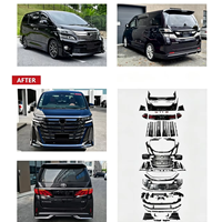 Kit de conversion de carrosserie Alphard Vellfire 20 à 40 Series Facelift 2008-2014, mise à niveau vers le style AH40 2023, kit carrosserie complet