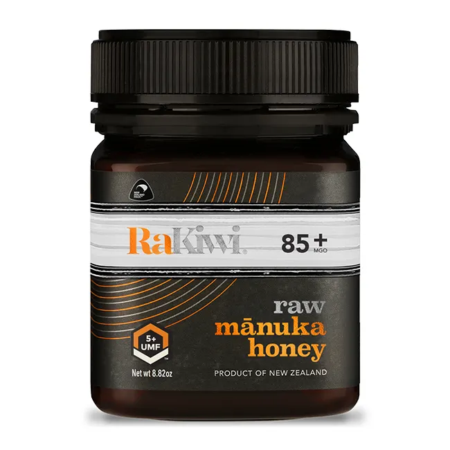 RaKiwi Manuka Honey UMF 5+ (MGO 85+) ENERGISE Authentic Premium Raw Manuka Honey of New Zealand Non-GMO Superfood