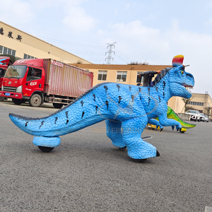 Parc d'attractions Dinosaur World, <span class=keywords><strong>voiture</strong></span> électrique télécommandée animatronique en forme de <span class=keywords><strong>dinosaure</strong></span> pour enfants - Product Image 5