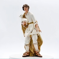 7 pièces ensemble décoration de la maison articles religieux faits à la main Figurines de la nativité Figurine en résine ensemble de nativité Figurines de noël