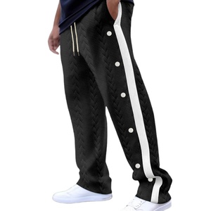 <span class=keywords><strong>Pantaloni</strong></span> da uomo in pile a coste, taglio ampio, anti-piega, taglie forti, con tasche laterali con <span class=keywords><strong>bottoni</strong></span>, stile <span class=keywords><strong>tuta</strong></span> - Product Image 5