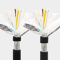 TRVVP 8 Millionen Biege zeiten Litzen kupfer Flexibles Elektrokabel Draht PVC isoliert geschirmt 12 16 30 Kerne verzinntes Kupfer
