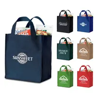 Hunagzu-bolsas de compra personalizadas con logotipos, plegables y reutilizables, ecológicas, no tejidas, de lujo
